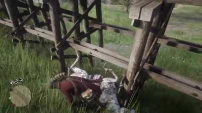 Hi, I'm Arthur Morgan and welcome to Jackass!