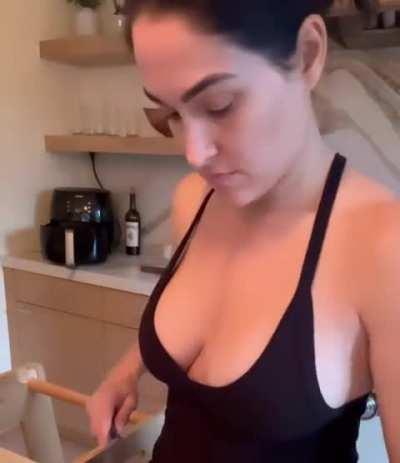 Nikki Bella huge cleavage