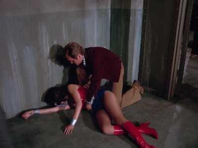 Debra Winger plots almost groped in Wonder Woman (1976)