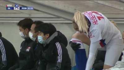 Ada hegerberg caught changing