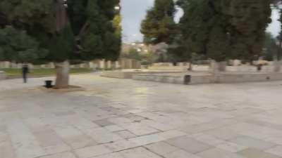 *MUST WATCH* A beautiful video of Maghrib Adhan at Al Aqsa