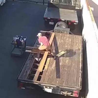 WCGW while repairing the cargo bed