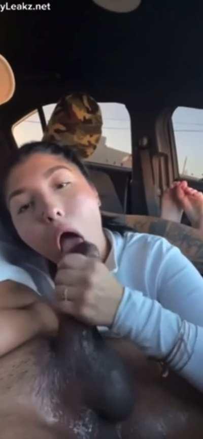 Blowjob Feet Latina Sloppy Porn GIF by headandrimjoblover