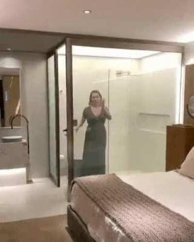 Smart Glass shower