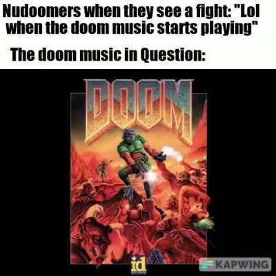 just a reminder back then, doom music was silly, creepy, rock-ish, and techno-ish