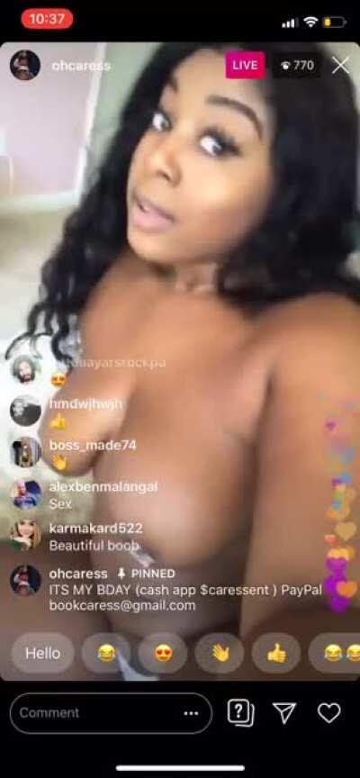 Shorty was getting crazy on live i have no idea what happen to her 😩