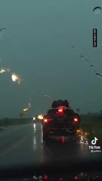 Lightning Hitting a Car