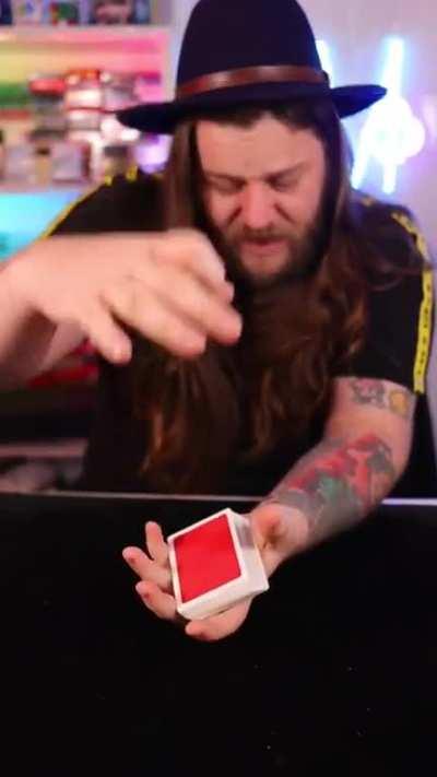 Showing some serious sleight of hand while being witty.. (Jason Maher on YT)