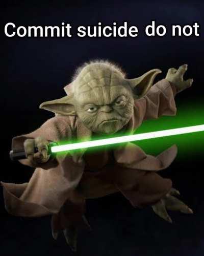 Sage advice from Yoda 