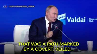 Putin stated that Russia will not return to the path it was on before 2022, as it was directed toward intervention and the subjugation of other countries.

Now, it only remains to find out who the scoundrel was who led Russia down this path of 