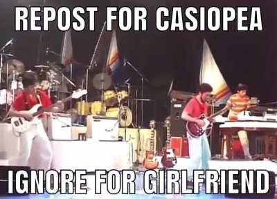 casiopea more important than food and water
