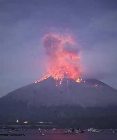 🔥 Eruption of Sakurajima 🔥