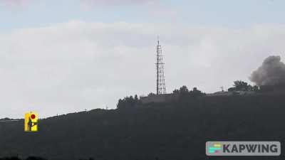 Burkan Rocket Attack Against The 91st Division HQ, Galilee Formation, Israel, Today.