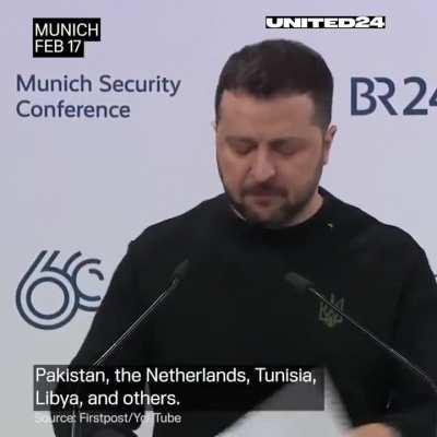 President Zelenskyy, during a speech in Munich, declared that 2024 should mark the year of restoring the world order based on rules, which was disrupted by the full-scale Russian invasion of Ukraine.