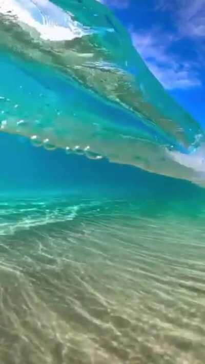 Crystal clear waves!