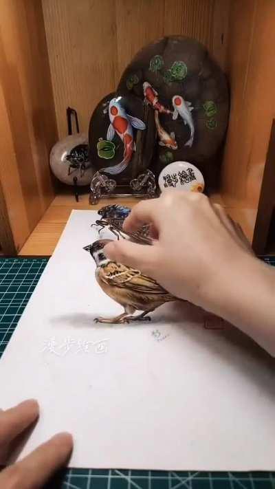 These drawings are hyper realistic and deceiving.