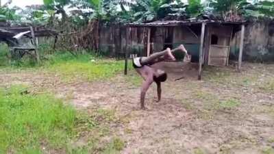 This handstand trick