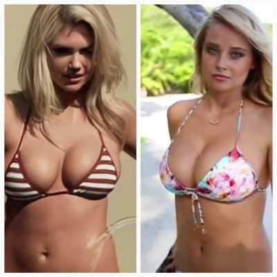 Boobs: Kate Upton vs Genevieve Morton