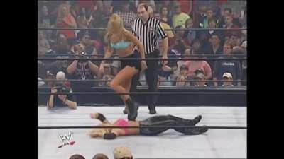 Stacy dominating Trish