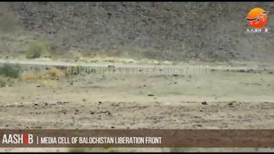 BLF roadside IED hits a Pakistani vehicle