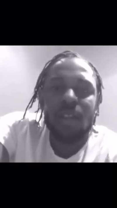 POV: You just asked Kendrick if he can release more music