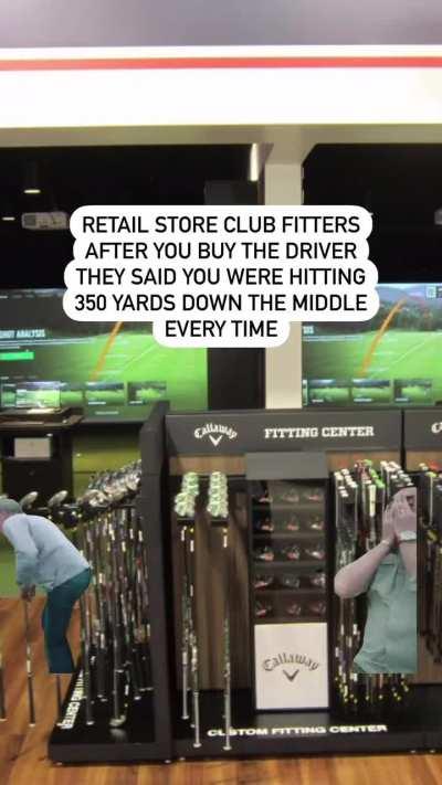 Can a club fitter confirm that the store sims are juiced?