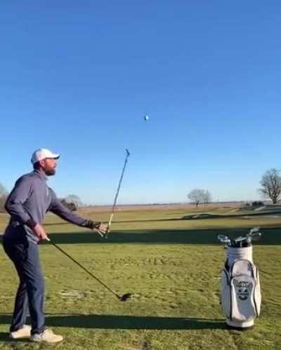 The way he hits the ball