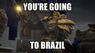 Anduin is going to Brazil