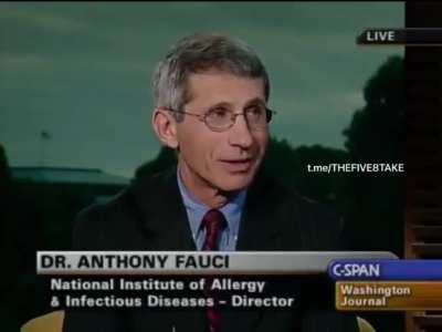 “The most potent vaccination is getting infected yourself” - Dr. Fauci (pre C19)