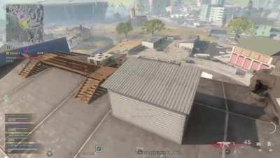 Our bounty was camping on a roof so I made a bit of a play.