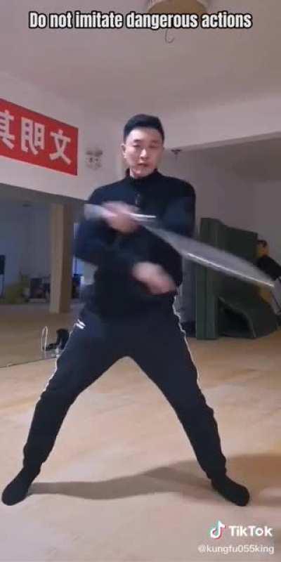 This guy's skill with nunchucks