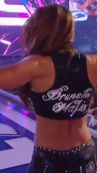 During her entrance at Wrestlemania 27 (2011)