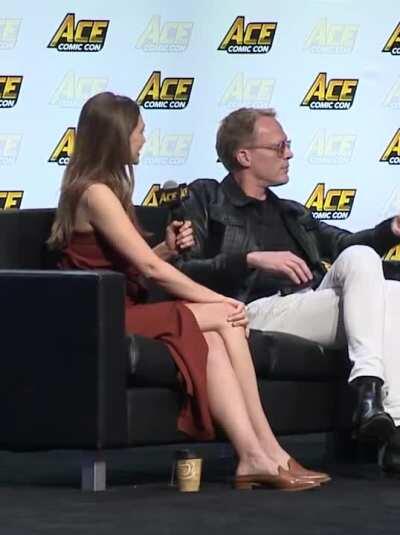 Elizabeth Olsen leggy interview