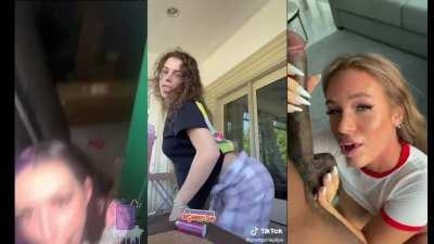 BBC Blowjob Interracial Split Screen Porn TikTok