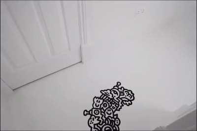 Mr. Doodle spent 2 years doodling his entire house