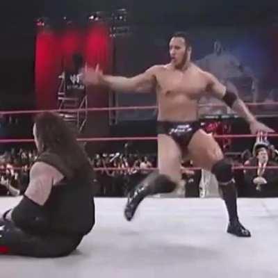 That time the Undertaker sat up during the People’s Elbow…