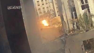 Al-Qassam publish s video of them targeting Israeli army vehicles and a Israeli soldier in the Tal Al-Hawa and Sheikh Radwan neighborhoods, west of Gaza City.