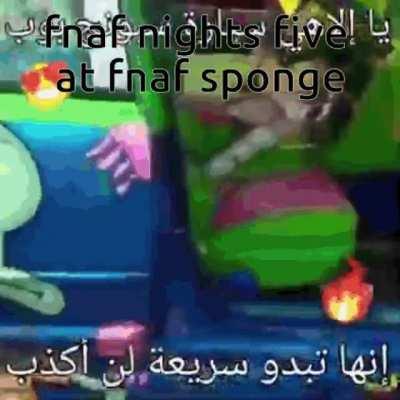 mouldy fnaf night five sponge