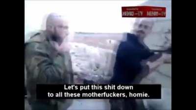 Los Angeles-area gangsters fighting for Assad in Aleppo, Syria [2014]