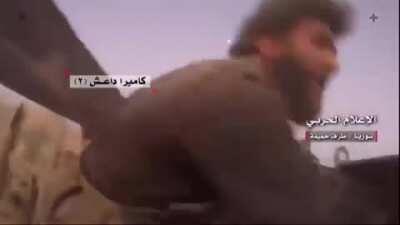 Watch ISIS get BBQ'd &quot;their PoV&quot;, Syria.