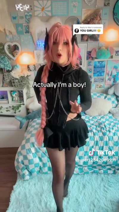 Actually I’m a boy 