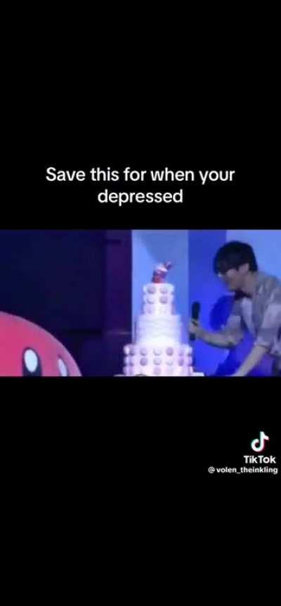 Just give him the cake!!!!