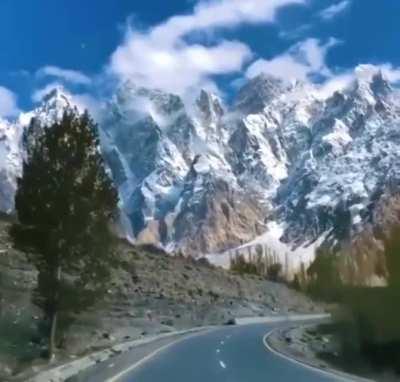 Karakoram highway in Pakistan