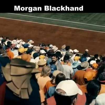 I find it funny Johnny Silverhand never mentions about Morgan Blackhand at all.