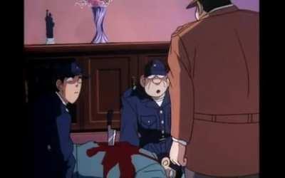 It seems that inspector megure got stupider in the dub