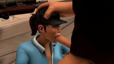 FemScout blowjob (bluemoonsfm) [Team Fortress 2]