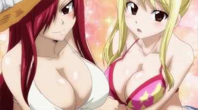 My favourite way to watch (Fairy tail) is to have my cock out the entire show so that I can stroke it whenever the girls are on screen~