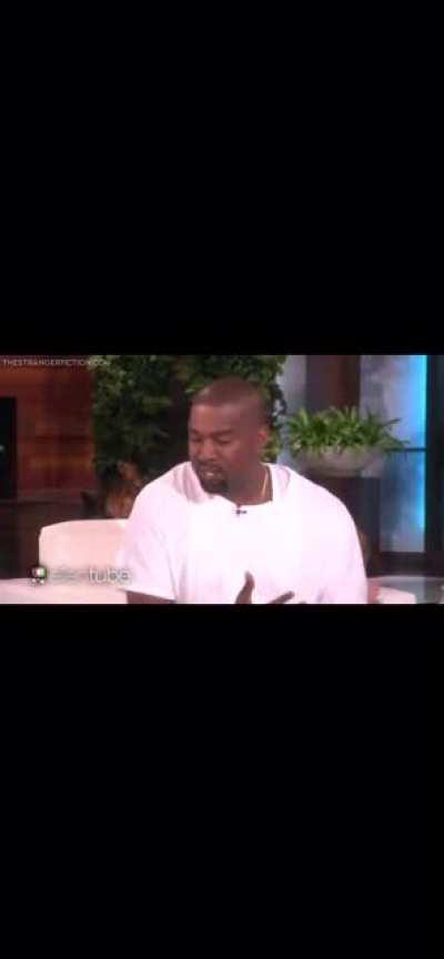 Yaw remember the Kanye before #MkUltra?? This was Never aired. See how scared Ellen was the entireeeee show.. go see for urself ((What Yu Think))