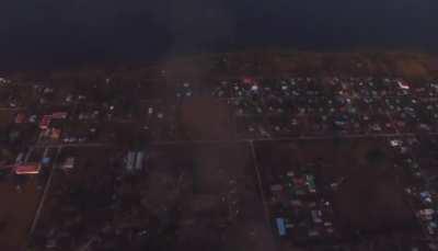 Karenni Army KGZ dropping a IED from a DJI drone on the Myanmar Army camp in Loikaw, Kayar State, Myanmar.