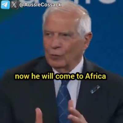 RU POV : Josep Borrell slammed people from Africa for supporting Vladimir Putin